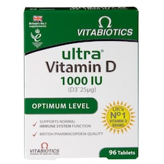 Ultra Vitamin D 1000 IU Optimum Level 96 Tablets