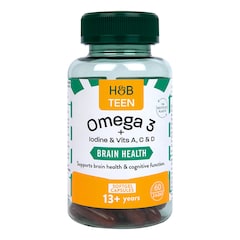 Teen Brain Health With Omega 60 Softgel Capsule