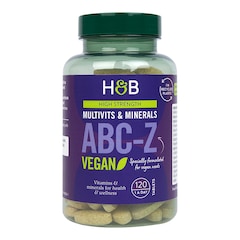 High Strength ABC to Z Vegan Multivitamins 120 Tablets
