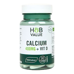 Calcium 400mg + Vitamin D 30 Tablets