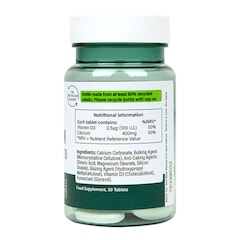 Calcium 400mg + Vitamin D 30 Tablets