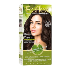 Reflex Semi-Permanent Henna Cream Hair Colour 3.0 (Dark Chestnut Brown)